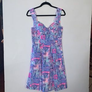 Lilly Pulitzer tropical print dress